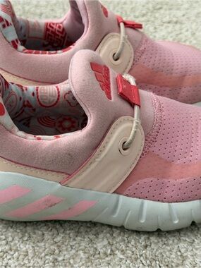 adidas Kids Pink Slip-On Athletic Sneakers